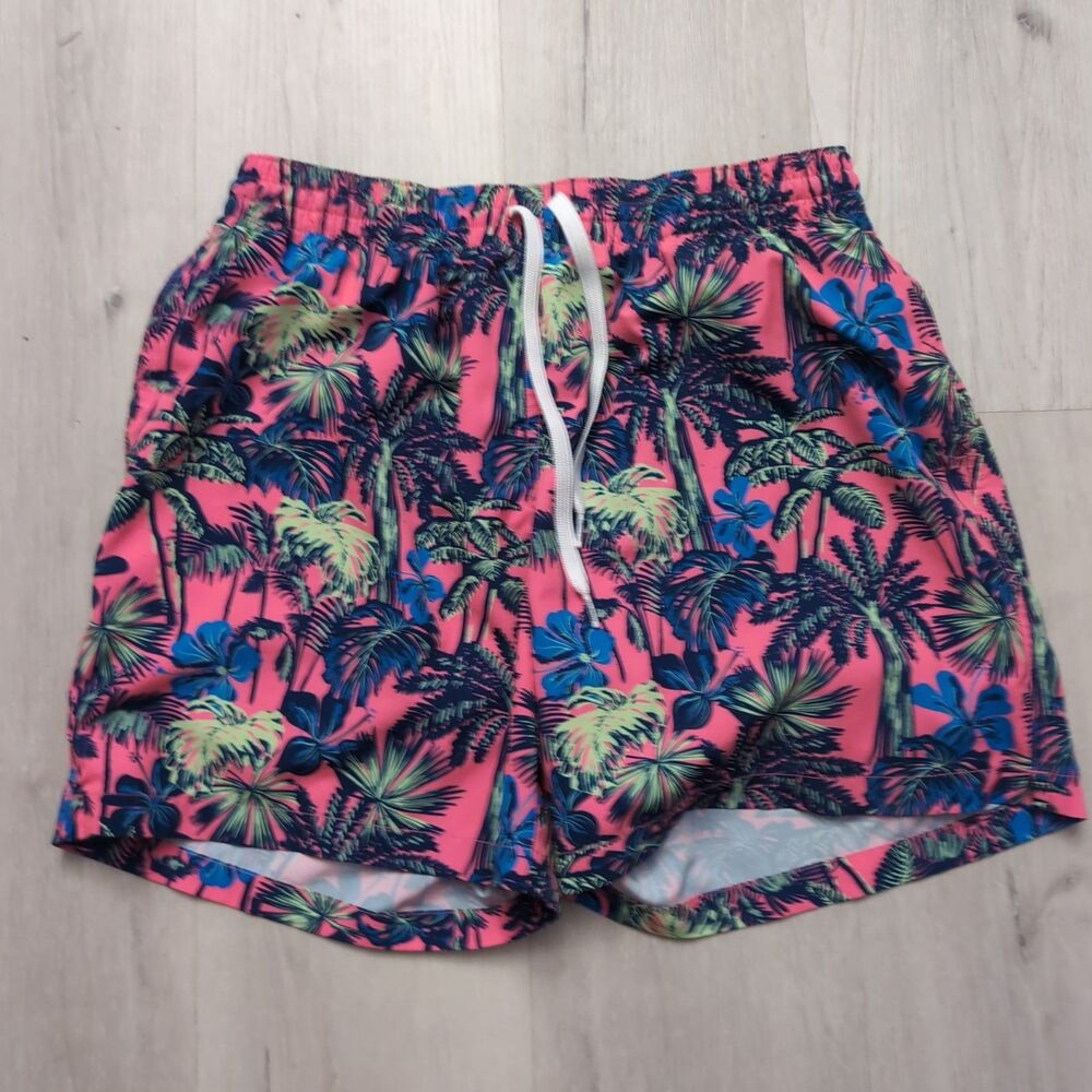 Chubbies The Wild Things Classic Swim Trunks Mens Size Large Multicolr Lined